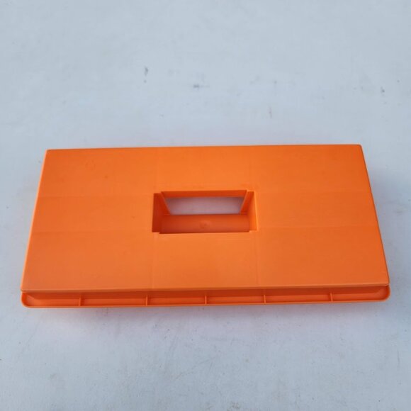 NEW Drawer Organizer Craft Divider with Handle Orange Divided Caddy Arts Crafts - Picture 5 of 11